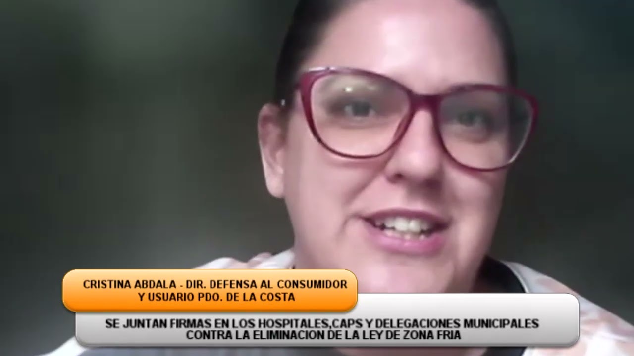CONTRA LA ELIMINACIÓN DE LA LEY DE ZONA FRÍA EN EL PARTIDO DE LA COSTA