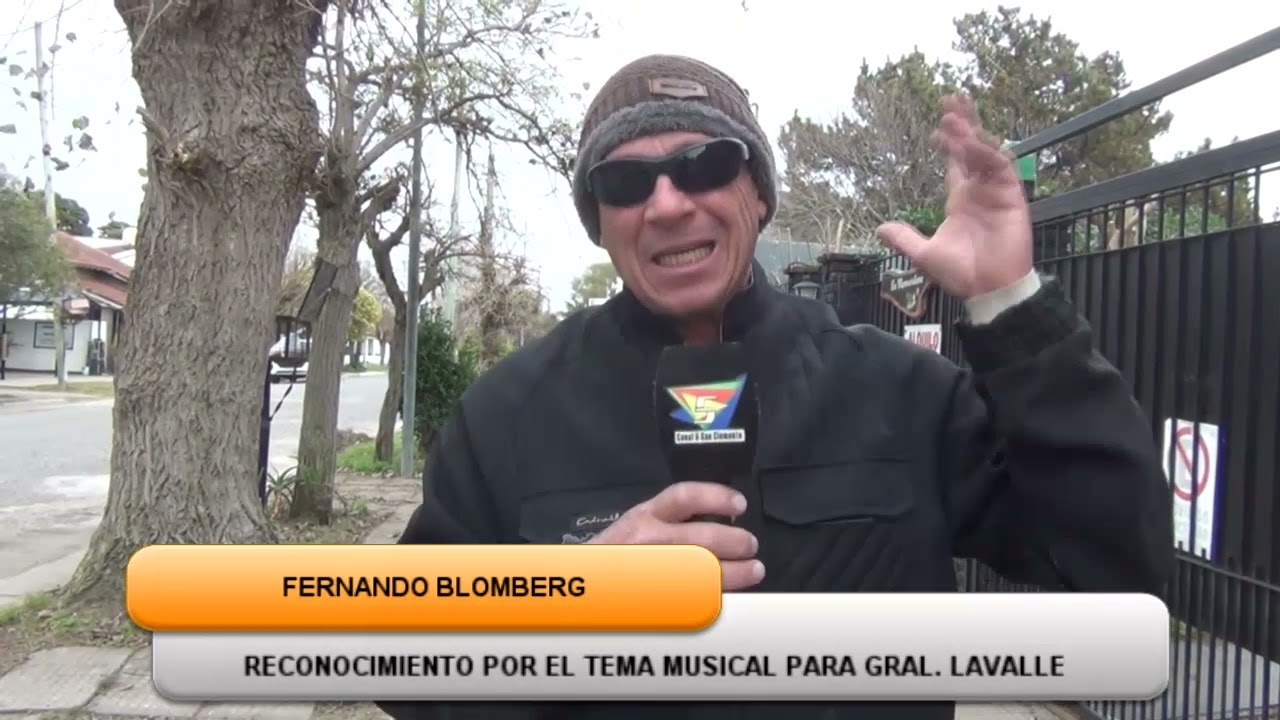 FERNANDO BLOMBERG  FUE RECONOCIDO POR SU TEMA MUSICAL PARA GRAL. LAVALLE