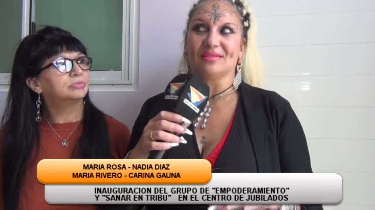 INAUGURACIÓN DEL GRUPO DE «EMPODERAMIENTO» Y «SANAR EN TRIBU» EN EL CENTRO DE JUBILADOS