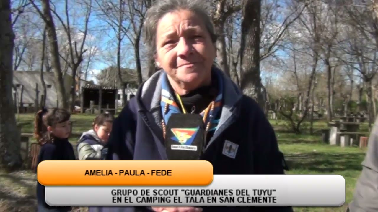 GRUPO DE SCOUT «GUARDIANES DEL TUYU » EN EL CAMPING EL TALA DE SAN CLEMENTE