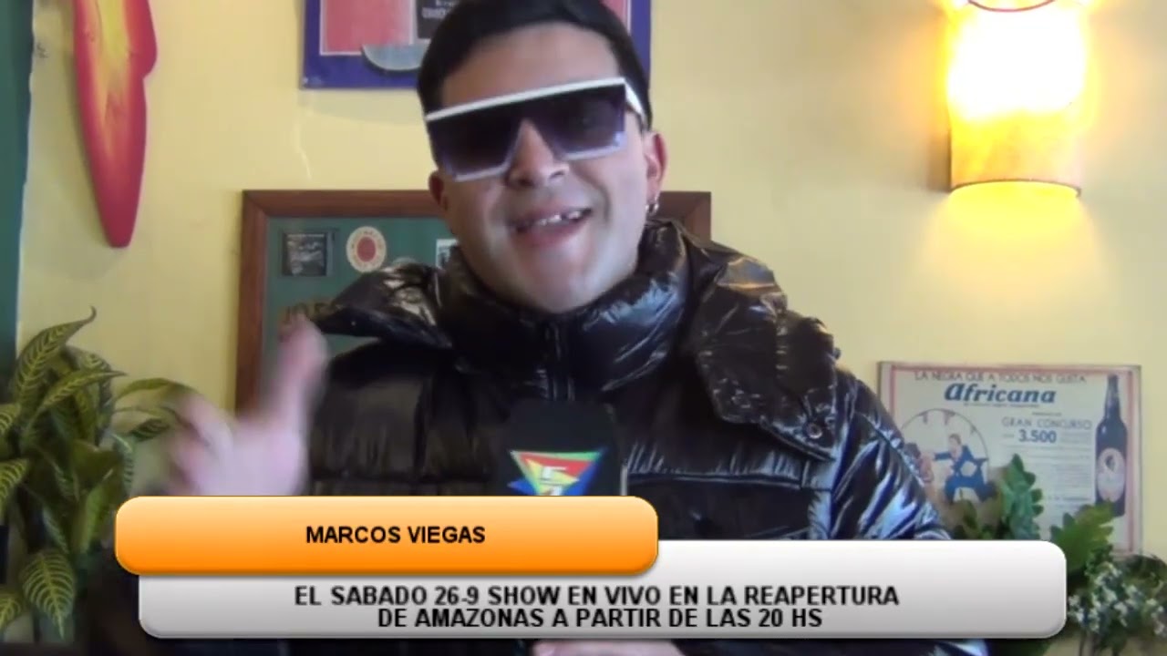 EL SÁBADO 26 DE SEPTIEMBRE HABRÁ UN SHOW EN VIVO EN LA REAPERTURA DE AMAZONAS