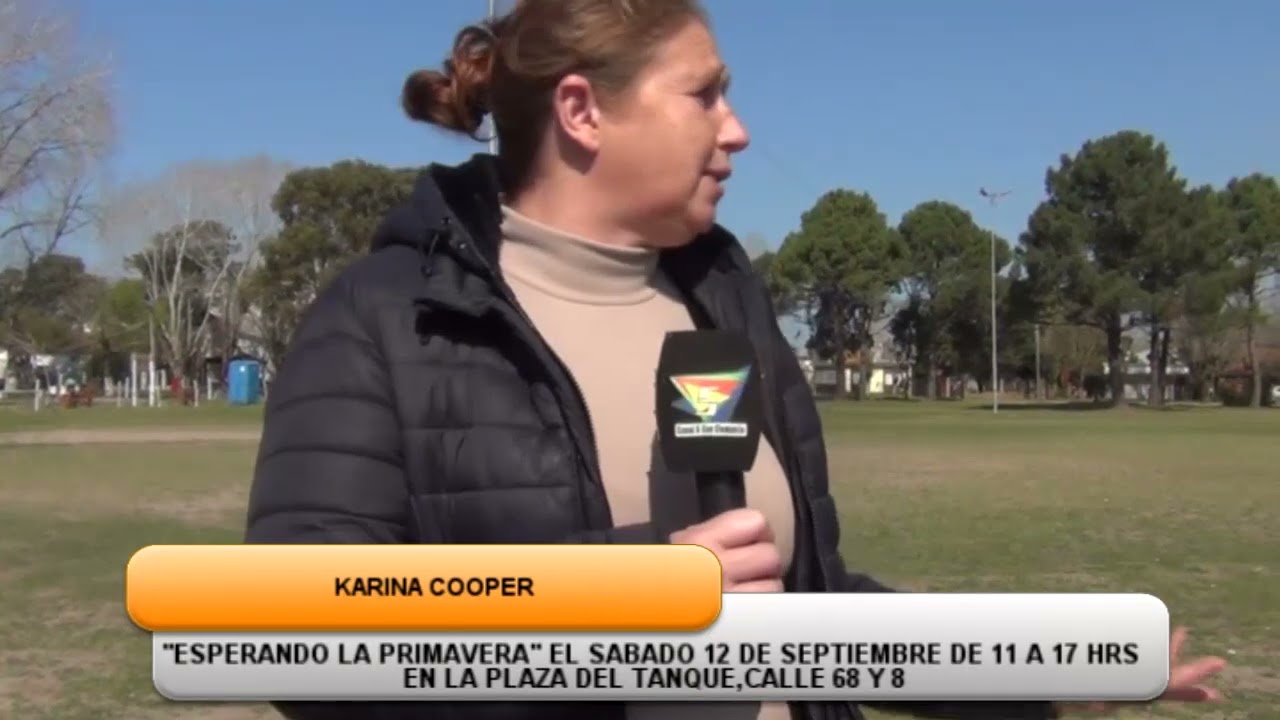 «ESPERANDO LA PRIMAVERA» EL SÁBADO 12 DE SEPTIEMBRE DE 11 A 17HS EN LA PLAZA MALVINAS (DEL TANQUE)
